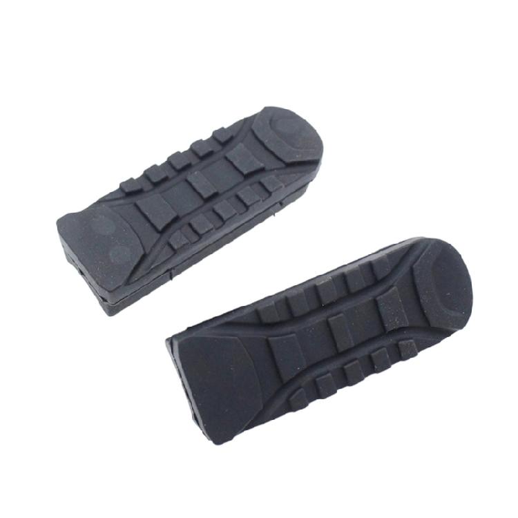 1 Pair Motorcycle Front Footrest Cover Replacement Foot Peg Pedal Rubber Cover Motorbike Accessories Easy Installation