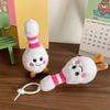 Smiling Expression Cute Bowling Cartoon Plush Toy Pendant For Bag Decoration