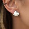 Bright And Comfortable Earrings 1 Pair Shell for Women Chunky
