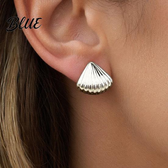 Bright And Comfortable Earrings 1 Pair Shell for Women Chunky