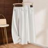 Einfache lässige High-Waist Jeans mit weitem Bein für Damen - 2026 Frühling/Herbst Neu 3D-Schnitt Schlankmachende gerade Hosen