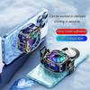 Innovative Smart Gadgets X76 Pro Radiator Semiconductor Mobile Phone Fan Magnetic Fast Cooling  RGB Color Gaming Fan for Iphone