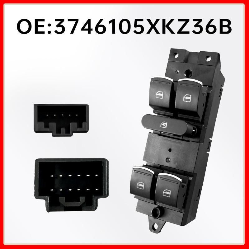 Window Lifter Switch for Haval H6 H2 C50 - Driver s Side (Model: 3746105XKZ36B)