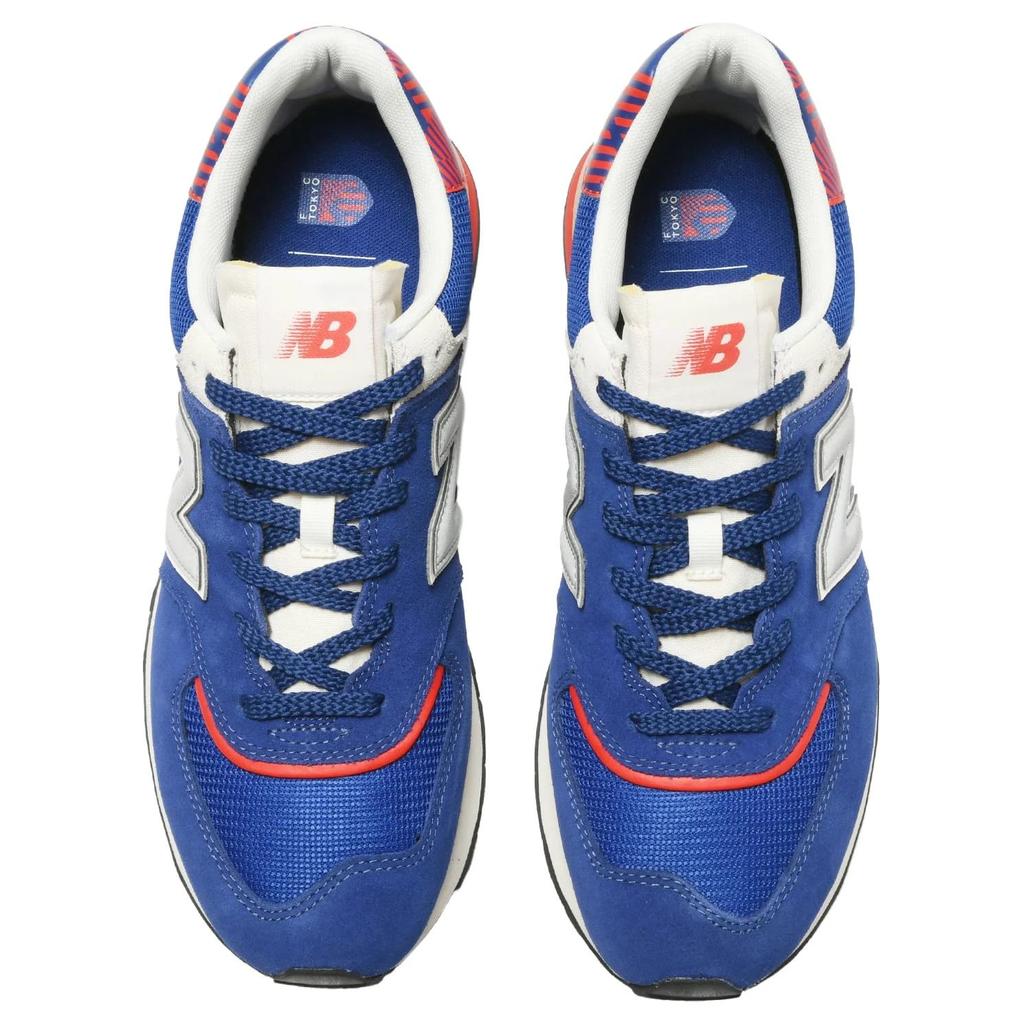 New Balance Nb 574 Comfortable Versatile Low Top Running Shoes Unisex Sneakers Blue White U574LGFT