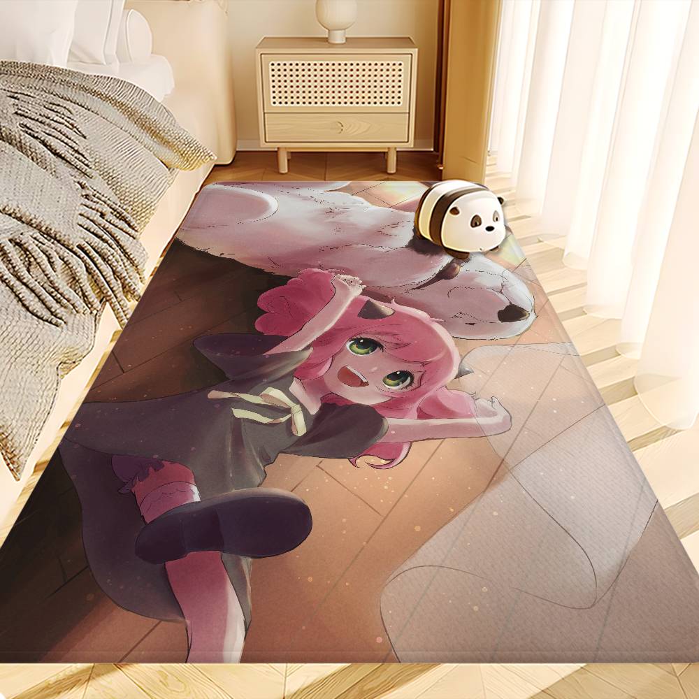 Anime Spy X Family Anya Room Mats Cheaper Anti-slip Modern Living Room Balcony Printed Household Carpets