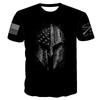 Sparta 3D Printed New Men's Short Sleeved Personalized Loose Men's T-shirt