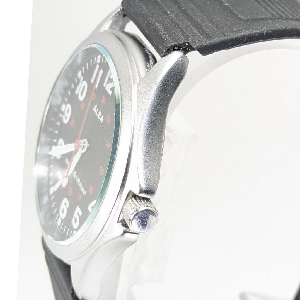 [USED] SEIKO ALBA Men's Battery Strap Replacement Working Q-62