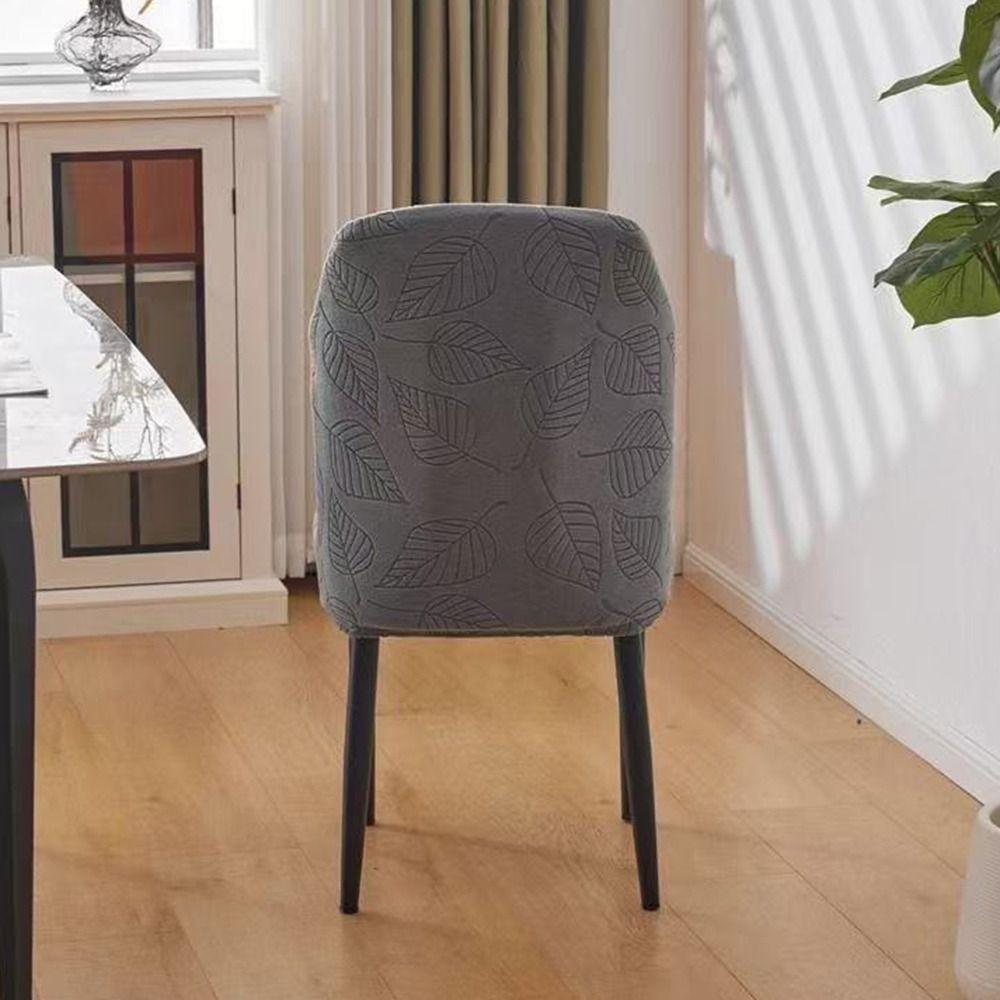 Universal Curved Chair Cover Fan-shaped Chair Stool Cover Chair Slipcovers  For Home Decor