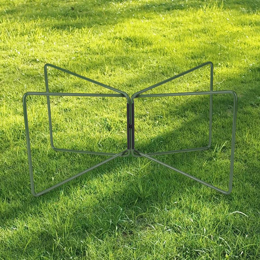 Camping Faltbarer Metallständer Tragbare Organizerbox Faltständer Edelstahl Eisen Aufbewahrungsbox Halterung für Reisekochen