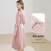 TUHUANG 19 Momme Silk French Style A-Line Dress