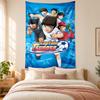 CAPTAIN TSUBASA Arazzo alta qualità per decorare pareti di soggiorno camera da letto dormitorio ideale come decorazione murale per camera da letto o regalo di festa