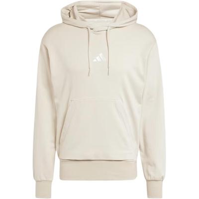 adidas הודי מבד טרי צרפתי Feelcozy Essentials וונדר אלומינה/לבן בגדי רחוב לגברים IN6085