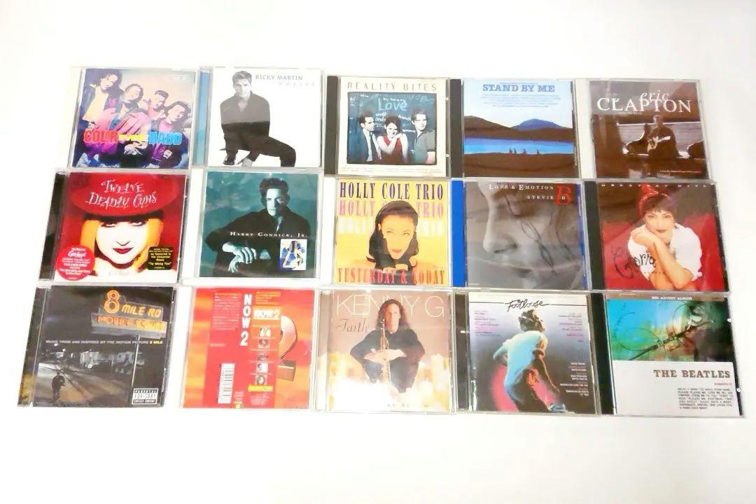 

[USED] 15 Western music CD albums Eric Clapton Beatles NOW2 8MILE etc.