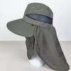Fisherman Sun Protection Embroidered Outdoor Cowboy Hat for Camping and Mountaineering