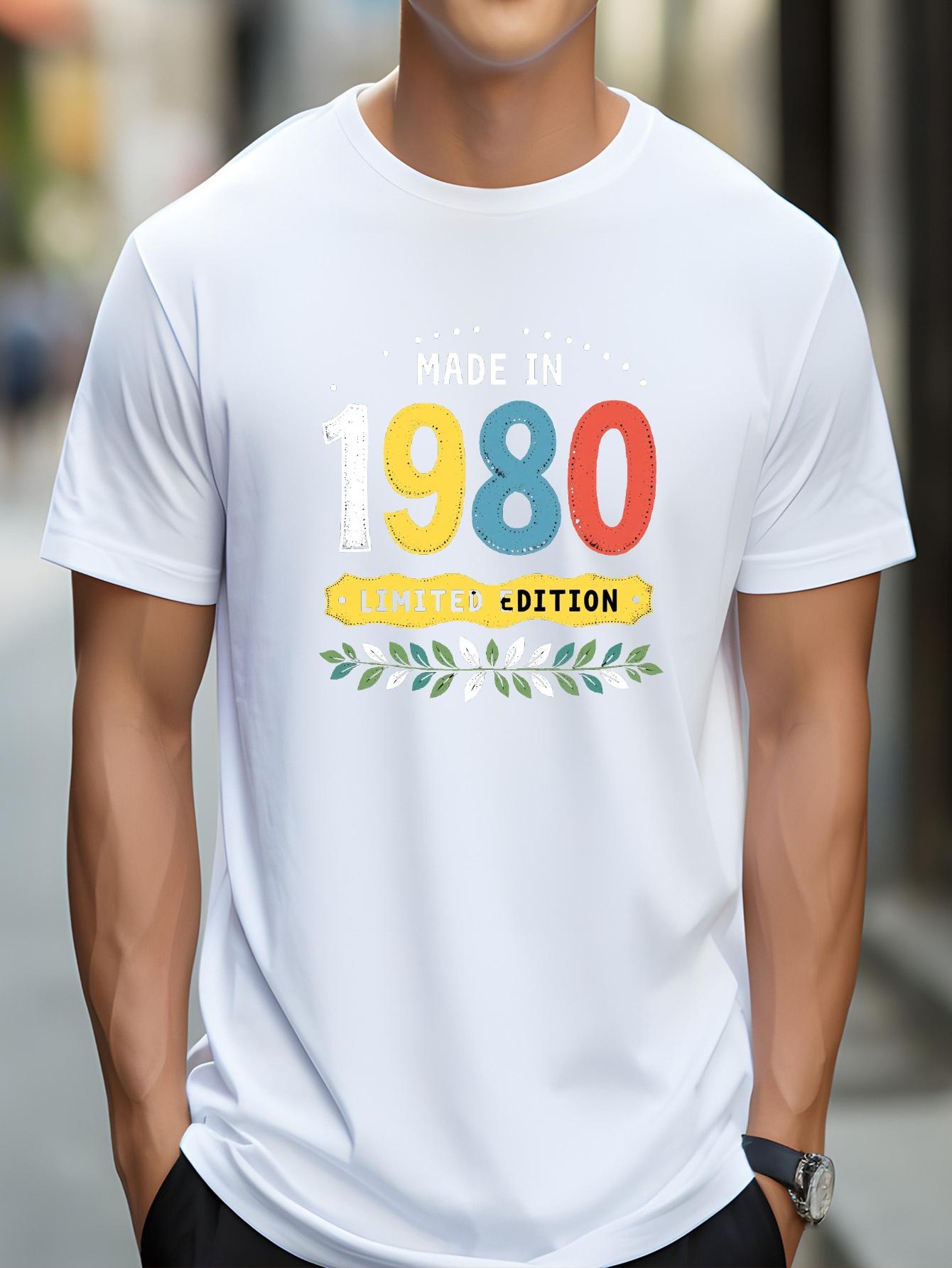 MADE IN 1980 Cotton Men s T-shirt XL