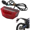 CHANGCHENG Motorcycle LED Tail Light Kit Rear Taillight Brake Light License Plate Light for Talaria Sting MX3 MX4 MX5 Electric Dirt Bike