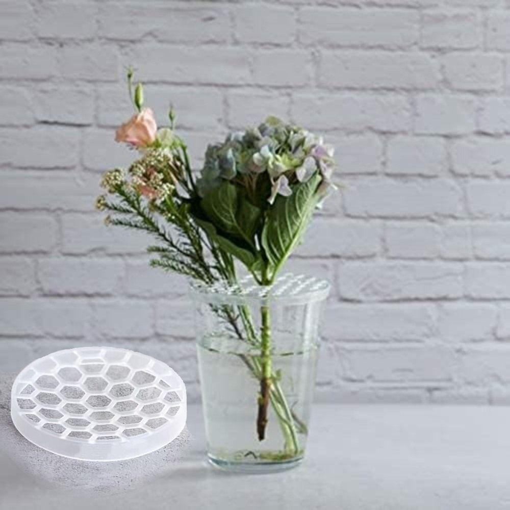 Reuseable Vase Grid Insert Flower Arrangements Supplies Flower Stem Holder Flower Display