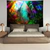 Delur Forest Tapestry Tree of Life Tropical Rainforest Tapestry Wall Hanging Colorful Nature Landscape Mystical Psychedelic Spiritual Headboard for