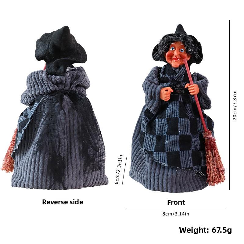 Halloween Witch Pendant for Haunted House Ceiling Halloween Decoration Scene Arrangement Hanging Witch