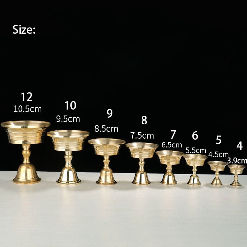 Oil Cup Buddhist Temple Ornaments Changming Lamp Candlestick Candle Tray Candle Cup Lamp Holder
