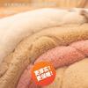 Nordic Plush Sofa Cushion Solid Color Sofa Cover Quilting Thicken Warm Sofa Towel Anti Slip Armrest Backrest Pillow Living Room