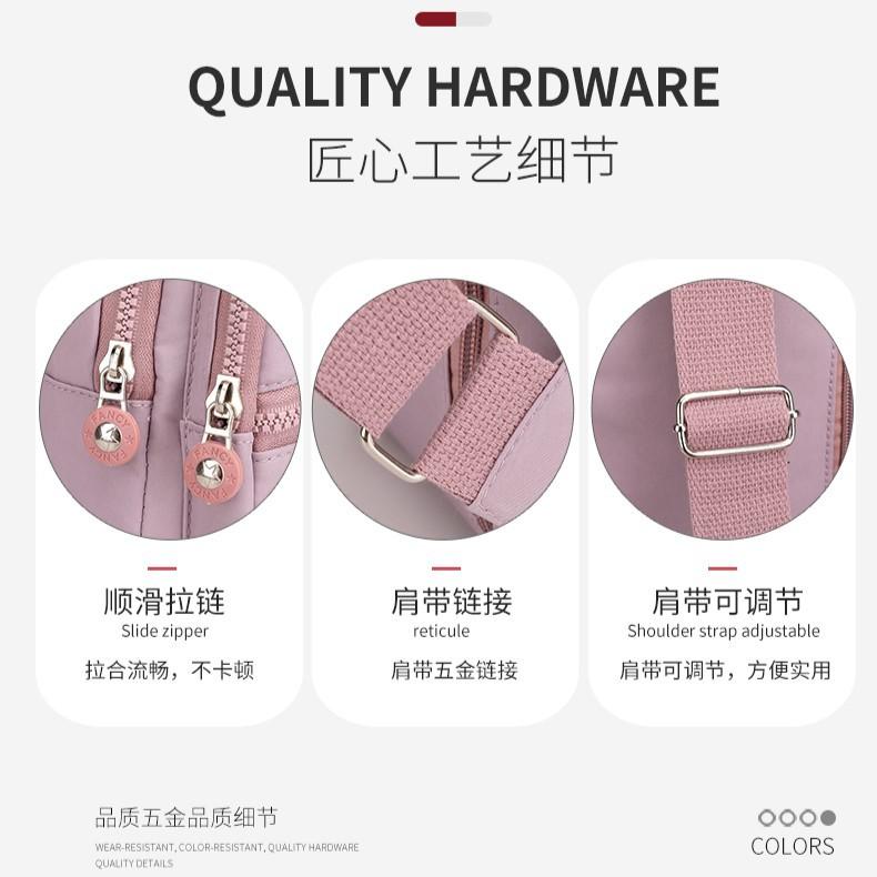 Women Mini Backpack Small Chest Bag Oxford Cloth Waterproof Fashion Messenger Bag Female Sports Bag Travel Crossbody Bagpack