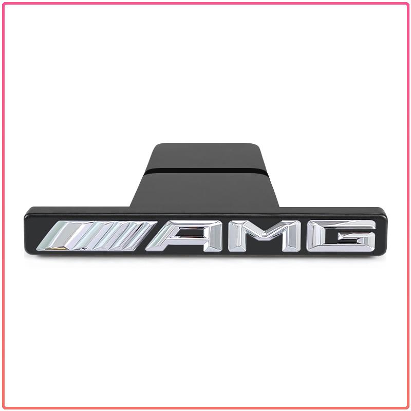 1Pcs Auto Front Grill Badge Emblem AMG Logo Styling For Mercedes-Benz CLS GLC GLK W211 W221 W220 W163 W164 W203 W204 A B C E S SLK Class
