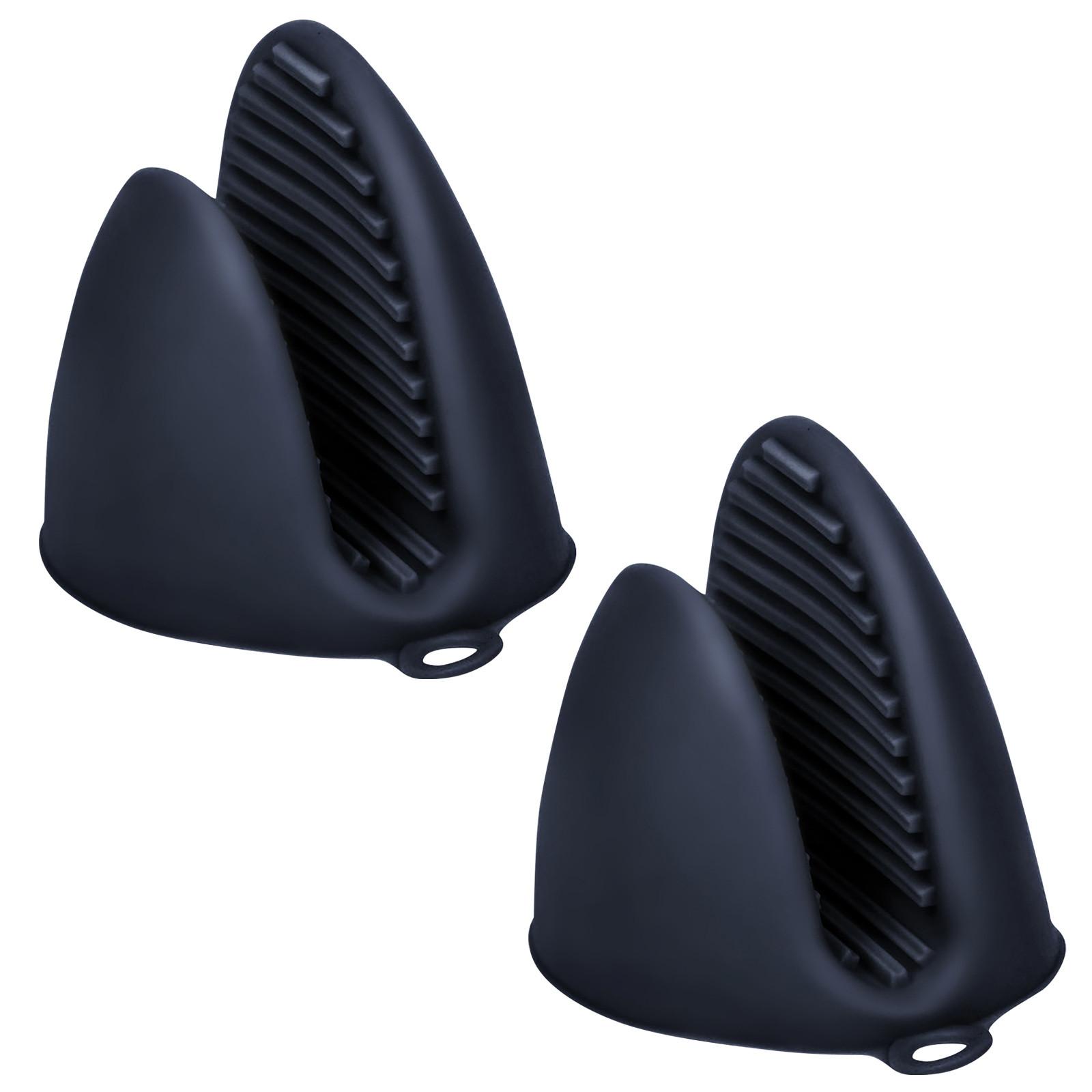 

Маленькие кухонные рукавицы Sagit, резиновые перчатки, зажим для приготовления пищи и выпечки One Size чёрный