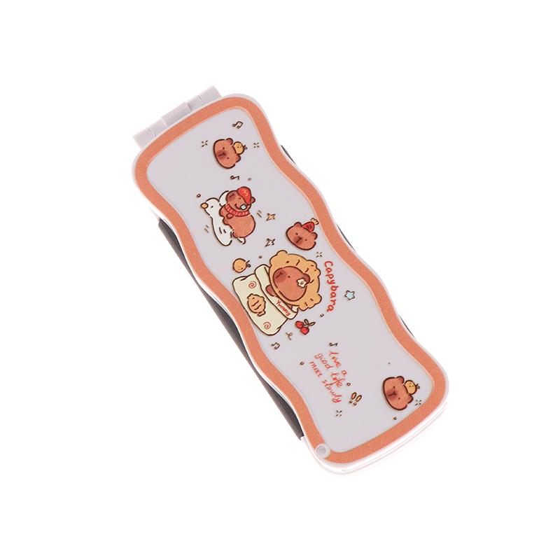 

Мини-щетка для волос, складная массажная расческа, массаж головы, антистатическая портативная дорожная щетка для волос, расчески для волос для девочек с зеркалом