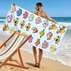 Sig. Asciugamano da Spiaggia Uomo Stampa Little Miss, Asciugamano Grande Morbido Asciugatura Rapida per Spiaggia Campeggio Nuoto