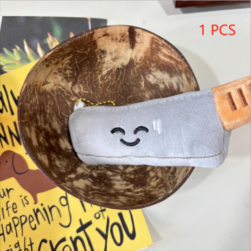 

1/2 шт. Милая мультяшная забавная плюшевая кукла в виде длинного ножа, мягкая игрушка, брелок, подвески для сумки, креативные подвесные украшения для рюкзака, подарок для детей 1 PCS