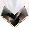 Luxus Galvanisiert Bemaltes Glas Case für Samsung Galaxy Z Fold 8 Ultra Äußerer Bildschirm Glas Schutzhülle für Galaxy Z Fold7 Hülle