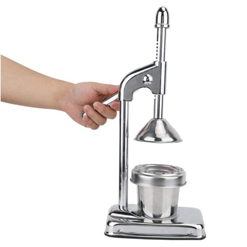 Spremiagrumi Manuale in Acciaio Inossidabile Strumento Portatile per Spremere Spremi Limone Arancia
