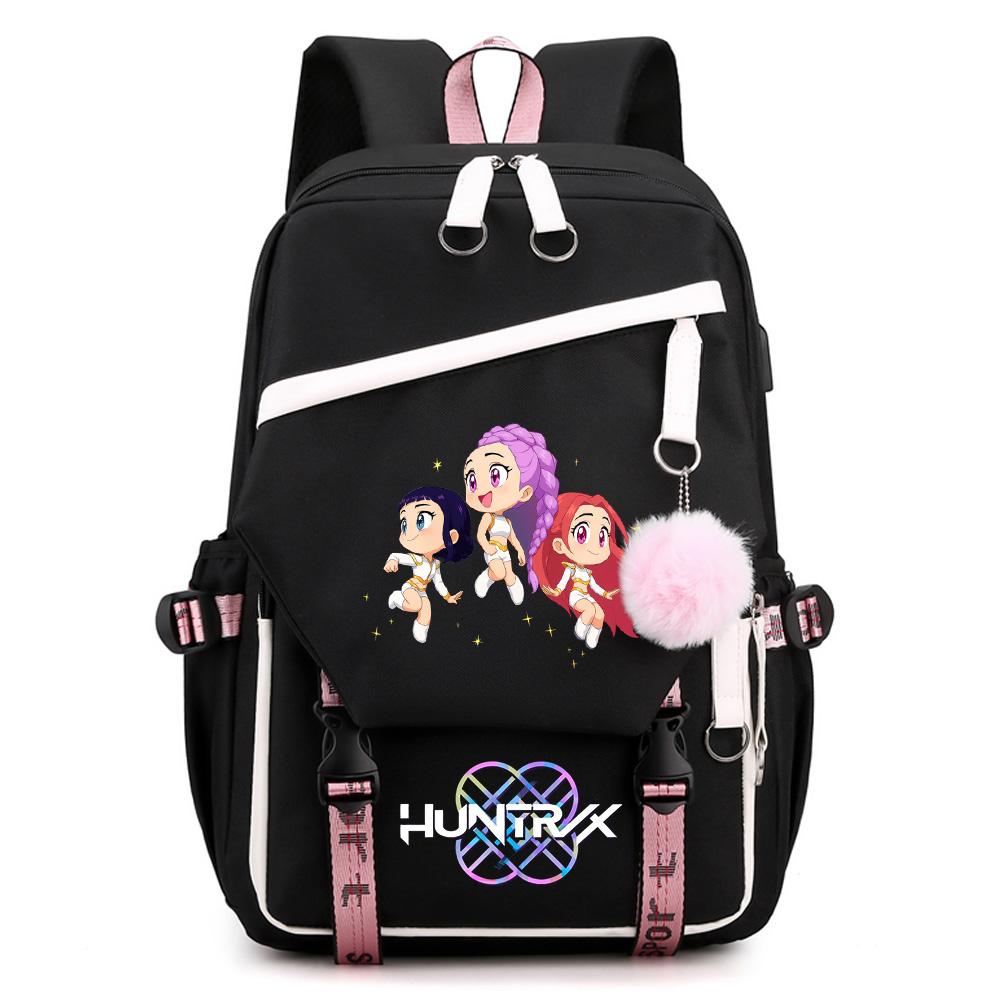 Cartoon K-pop Demon Hunters Printed Large Capacity Backpack for Teenger Student Girl Boy Back To School Bookbag Women Waterproof Travel Bag Kid Gift