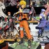 Uzumaki Naruto Action Figure Naruto Shippuden Interchangeable Head PVC Collectible Model 33cm/12.99 Inch Anime Gift for Fans
