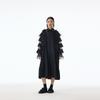 2026 Summer Japanese Retro Dark Pleated Sleeveless Dress – Slimming, Individual, Long