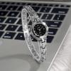 Niche Licht Luxe Klein Verfijnd Legering Armband Horloge High-End Gevoel Diamant-Bezet Vrouwen Waterdicht Kwarts Horloge