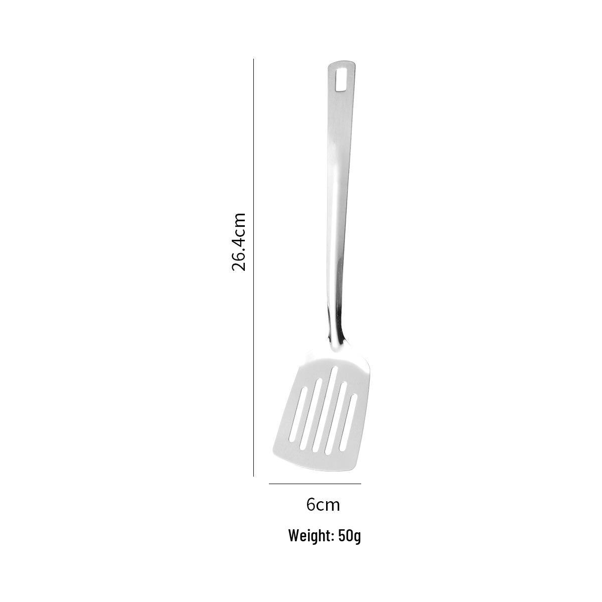 

Golden Stainless Steel Cooking Utensils: Skimmer, Frying Spatula, and Ladle with Light Handle.
