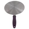 Induction Adapter Plate Stainless Steel Heat Diffuser with Purple Handle Kitchen Accessories for
