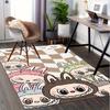 1pc LABUBU, Cute, Cartoon Office Carpet Soft Polyester Entrance Carpet Washable Non Slip Machine Was