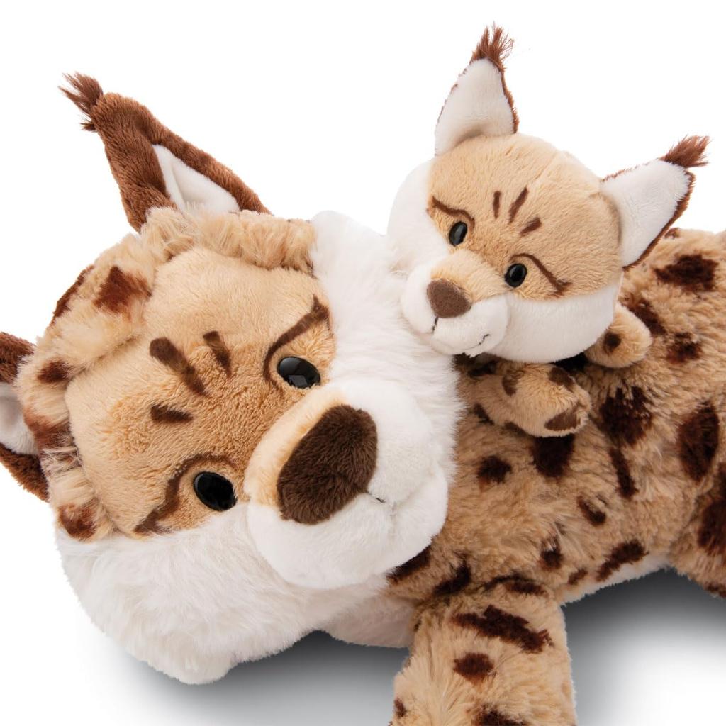 [NICI] WF24 Lynx Parent and Child Lying Cushion 40+20cm
