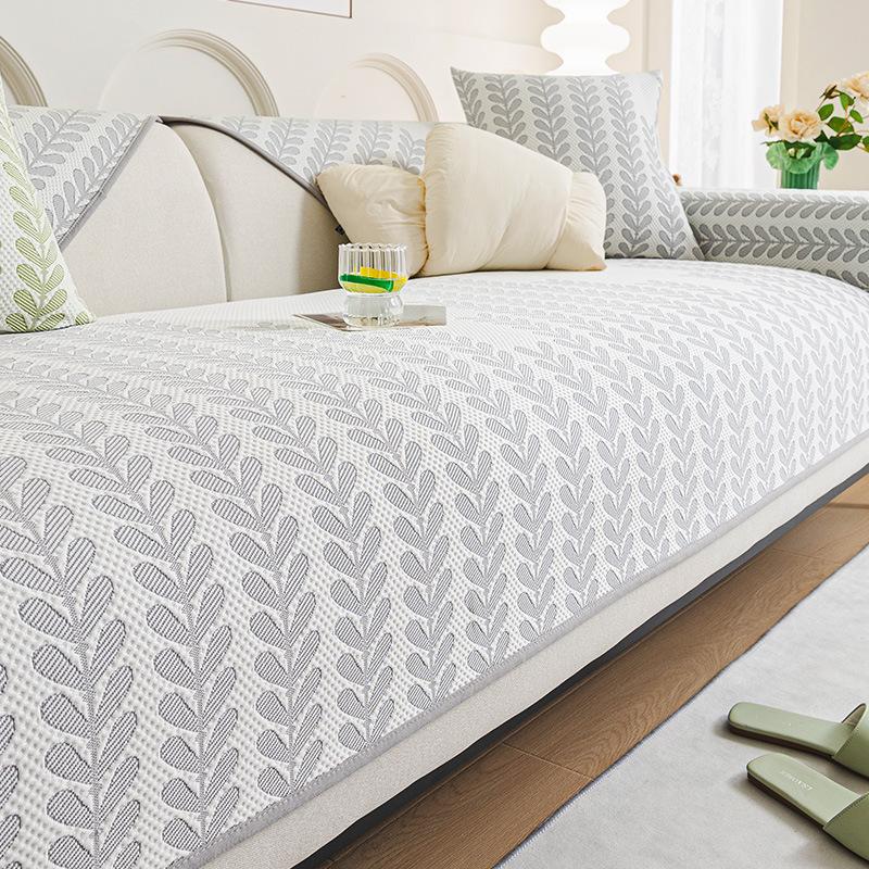 

Подушка для дивана из ледяного шелка, летняя простота, современный светильник, роскошный высококачественный крутой чехол для дивана, ткань, нескользящая 70*70cm