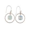 Milky Opal Gemstone 925 Sterling Silver Jewelry Earrings 1.60" For Birthday Gift EE-60-14