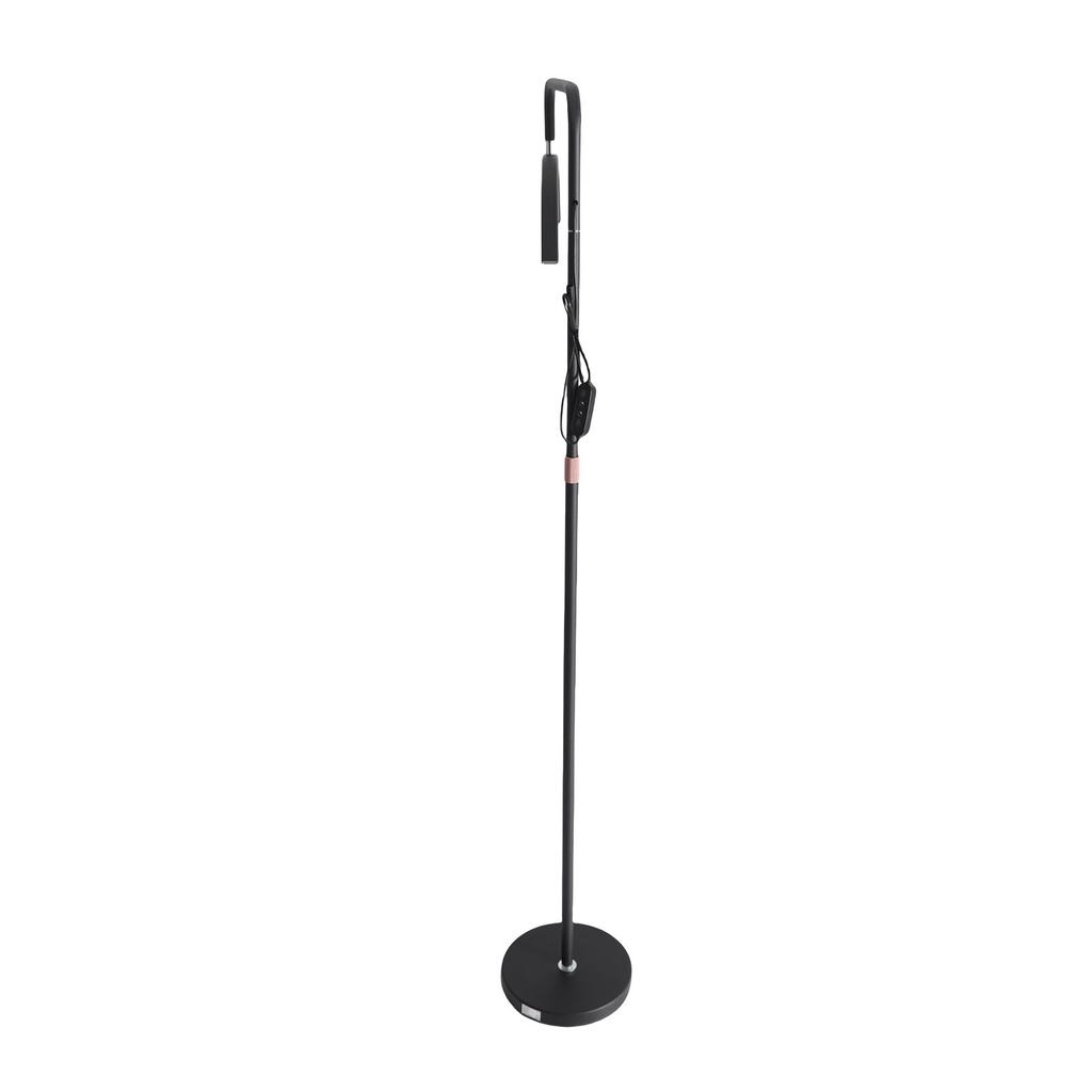 19in Half Moon Lamp Black LED Half Moon Floor Light for Beauty 50W