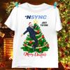 NEW Santa Joey Fatone Nsync Band Short Sleeve White All Size Shirt BT95 Unisex T-Shirt