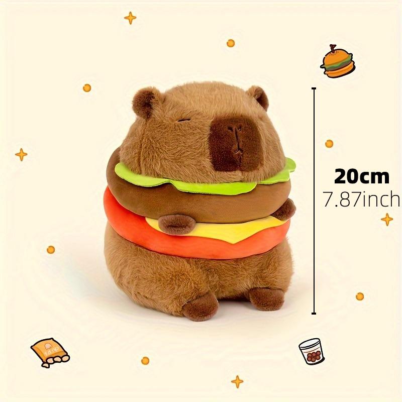 23cm Capybara Plüsch Simulation Capibara Anime Fluffty Spielzeug Niedliche Puppe Stofftiere Weiche Puppe Plüsch Weihnachts-Erntedank-Geschenk