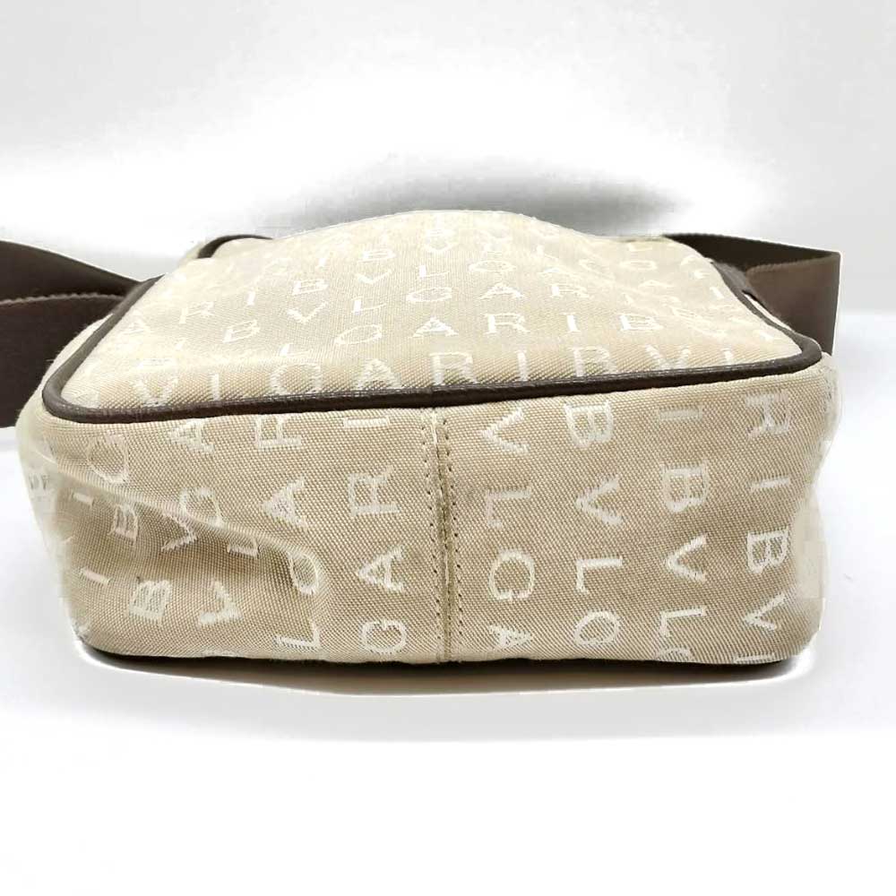Used BVLGARI Logo maniaShoulder Bag canvas Women