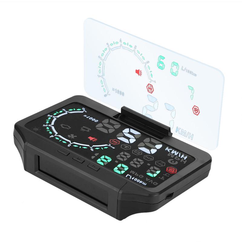 Digital Tire Pressure Gauge TPMS Tire Pressure Monitor System HUD Head Up Display Speed Warning OBD2 Interface Set Car Tire Pressure Monitor System Digital Tire Pressure Gauge TPMS Tire Pressure Monitor System HUD Head Up Display Speed Warning OBD2 Interface Set Car Tire Pressure Monitor System