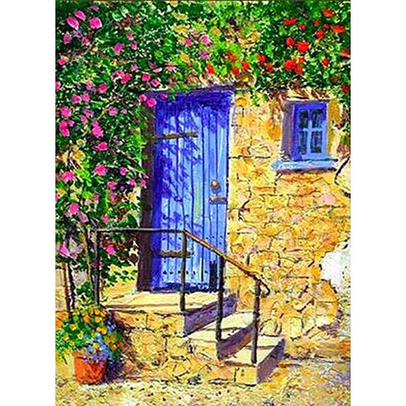 DIY 5D Diamant Malerei voller RoundDrill Harz Landschaft Diamant Kunst Stickerei Blume Haus Kreuzstich Handwerk Wohnkultur