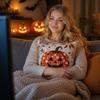 Halloween Pumpkin Decorative Throw Cover - Home Decor